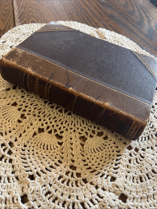 VintageShakespare  book Other - Vintage Brown Leather Hardcove Shakespeare 1868  Book